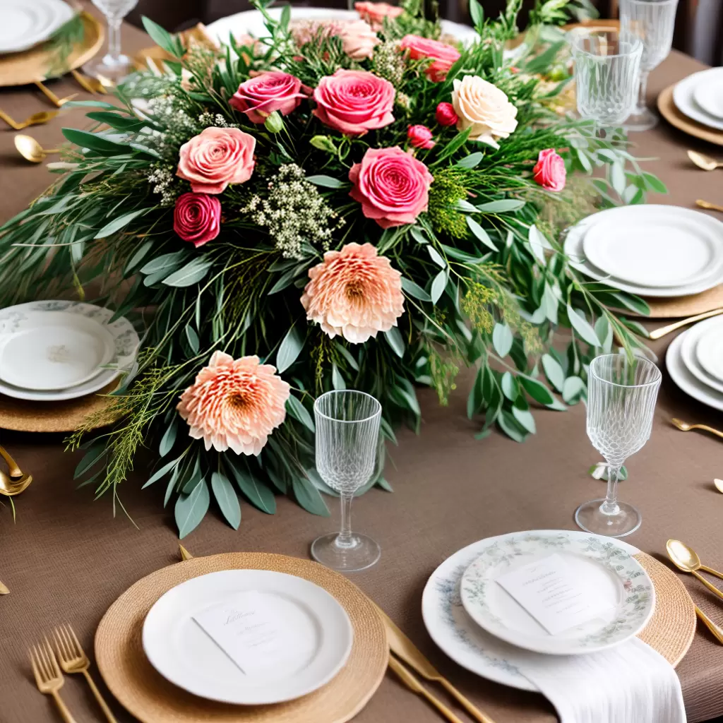 Fotos mesa vintage moderna flores celebracao