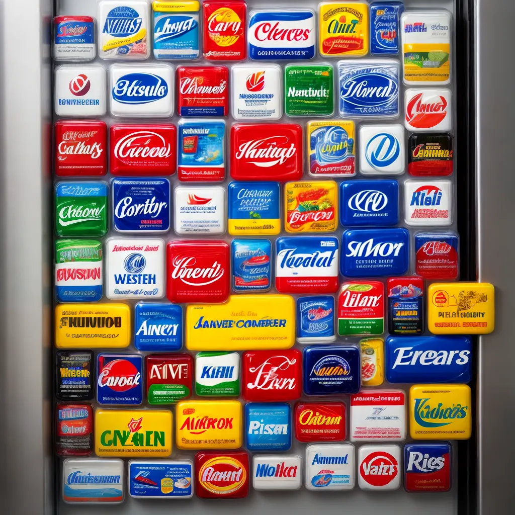 colecao imas geladeira logos slogans 1