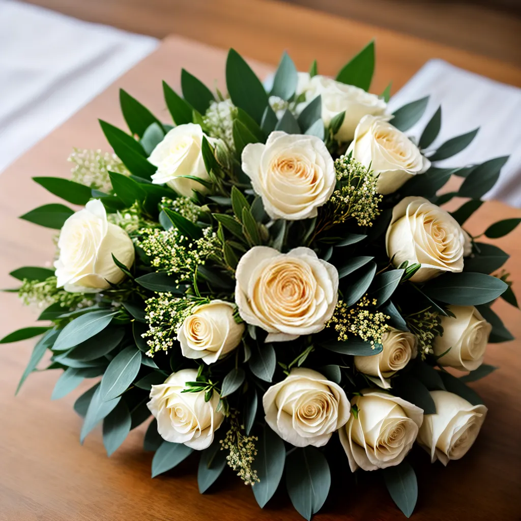 buque rosas brancas eucalipto casamento buque rosas brancas eucalipto casamento