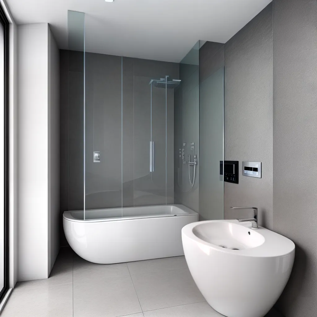 banheiro futurista privacidade bidet