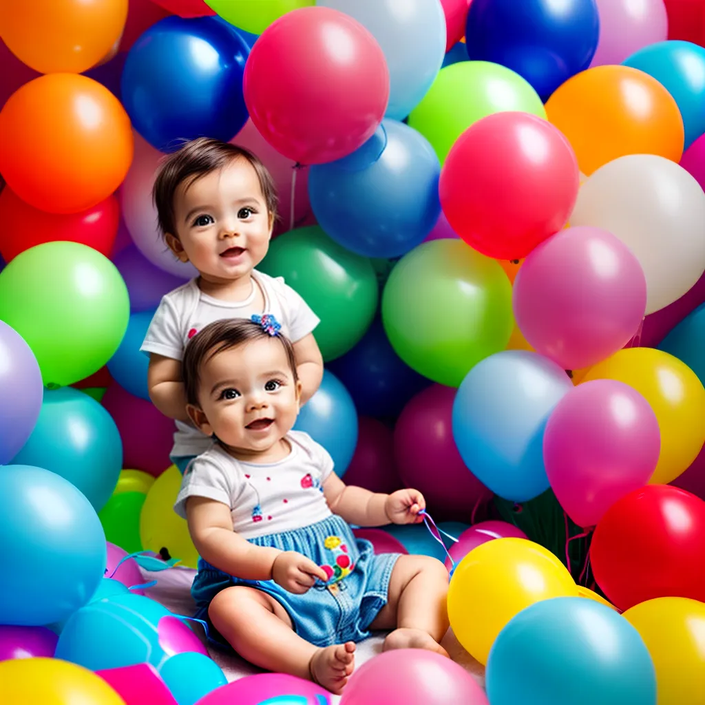 festa aniversario bebe baloes decoracao