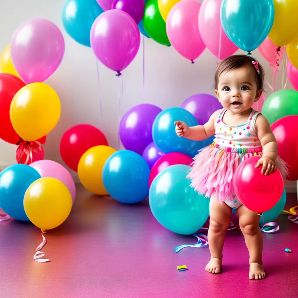 festa aniversario bebe baloes cupcakes