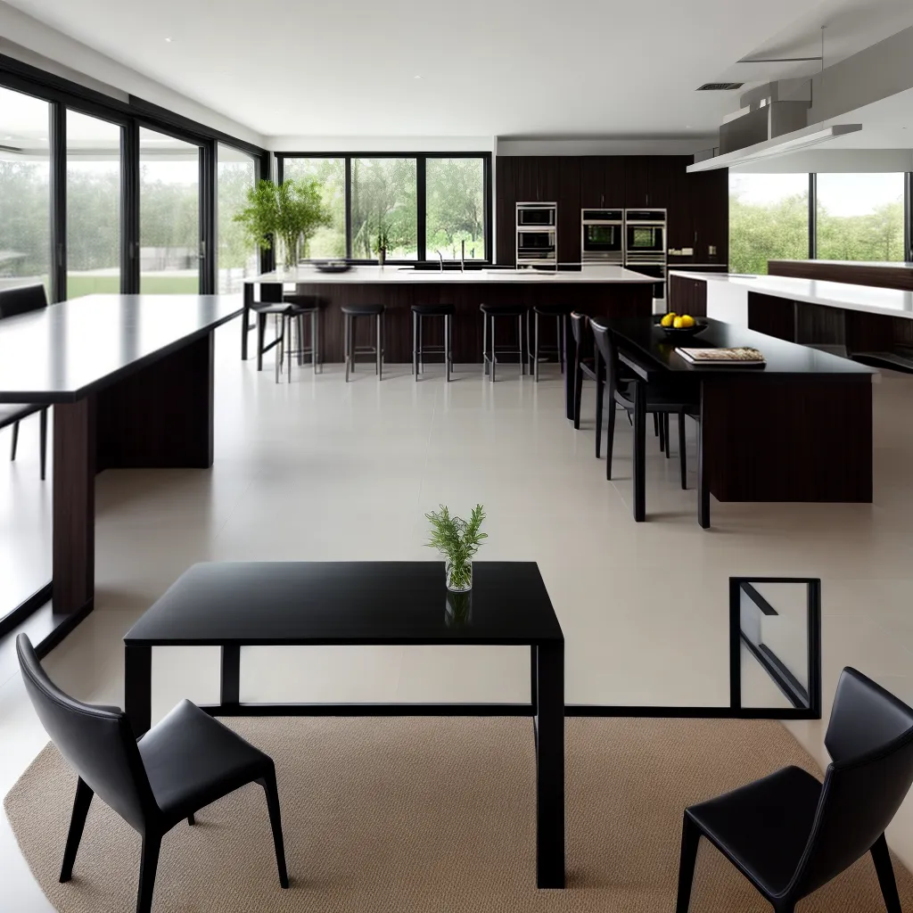 sala jantar moderna cadeiras couro mesa vidro