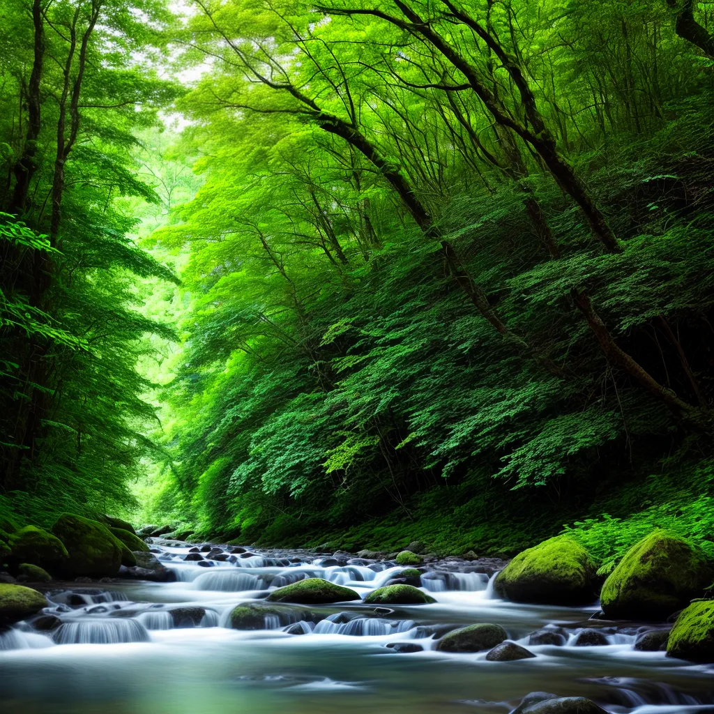 floresta rio natureza sustentabilidade