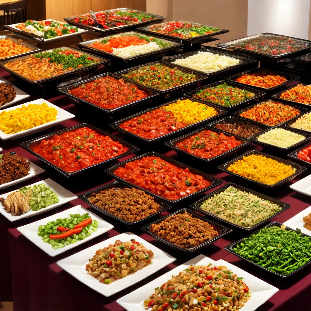 buffet festivo variedade empresa
