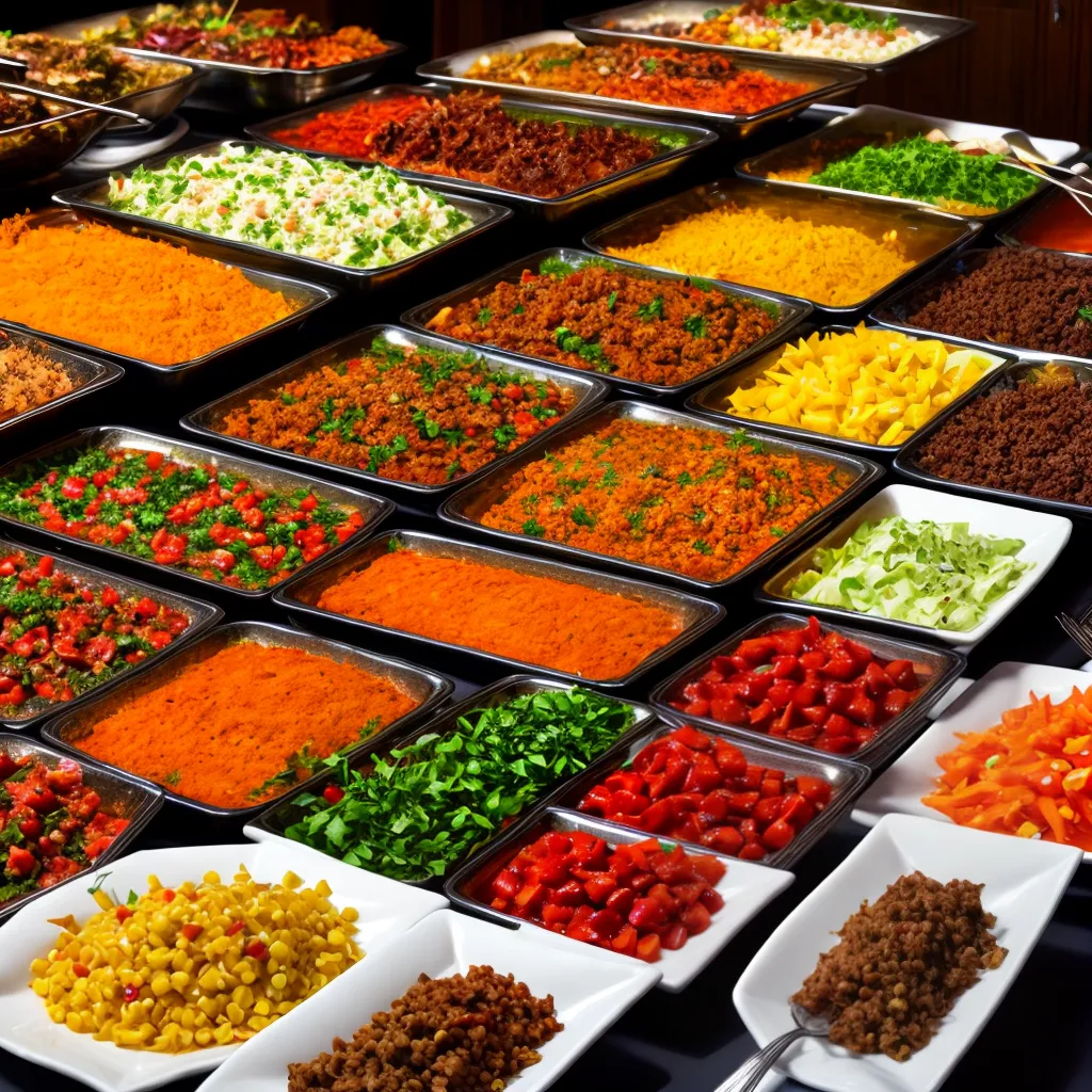 buffet corporativo variedade sabores