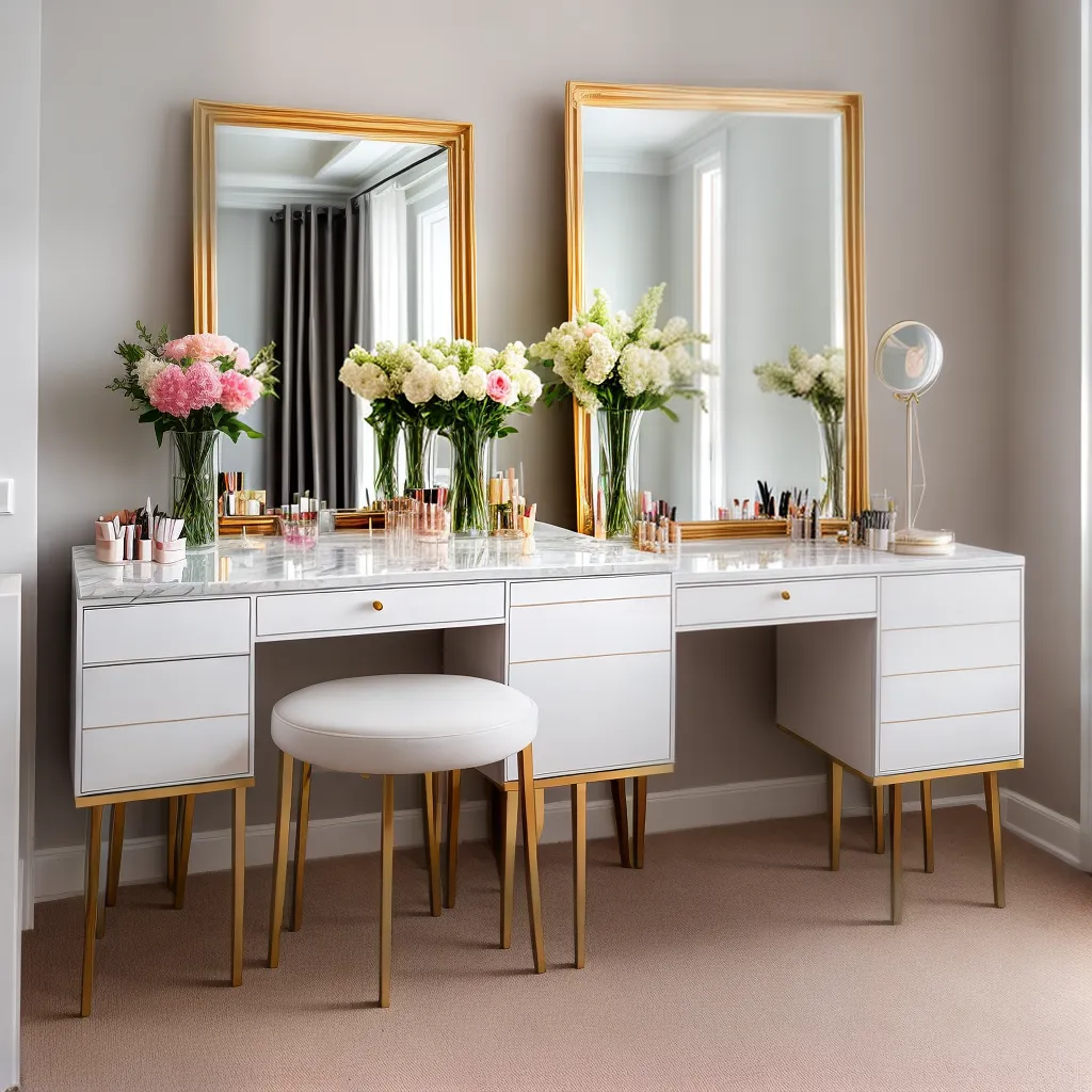 mesa vaidade espelho luxo beleza mesa vaidade espelho luxo beleza