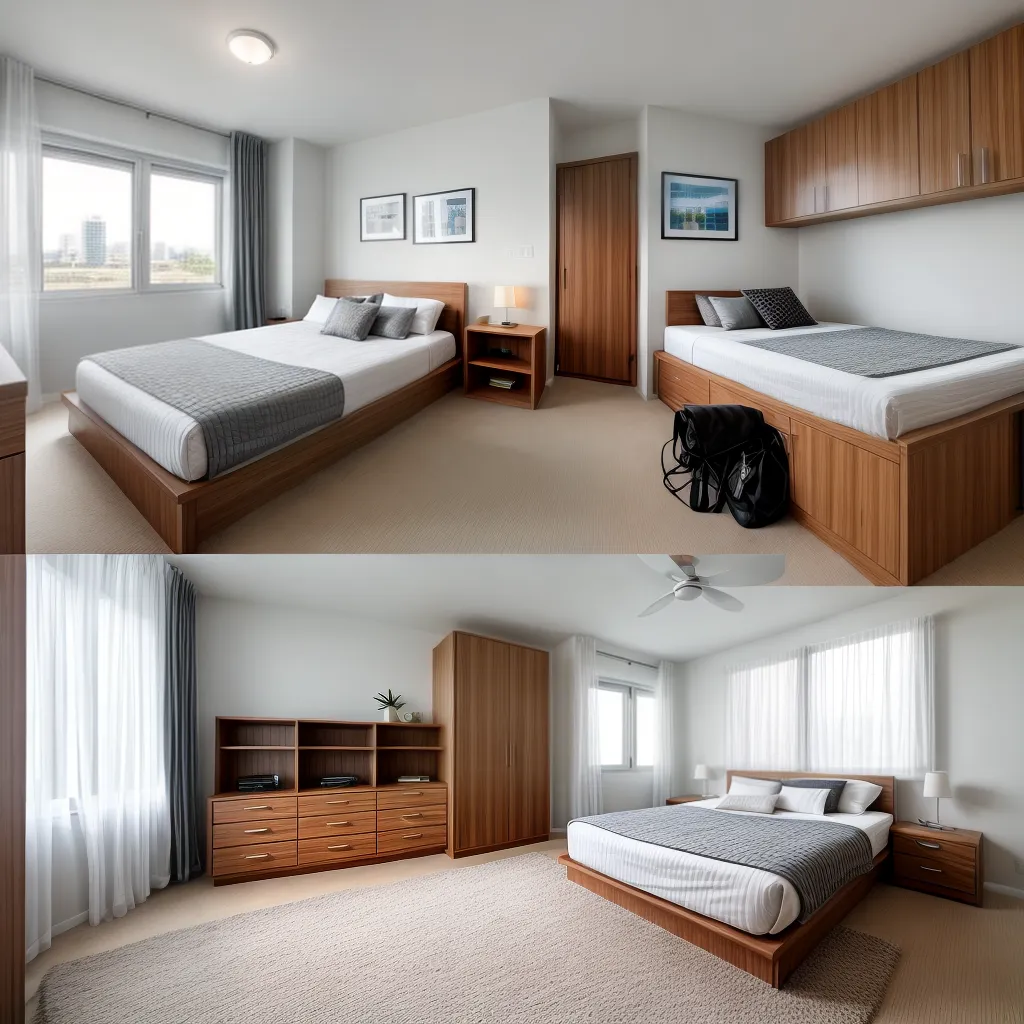 quarto moderno mobiliario modular 1