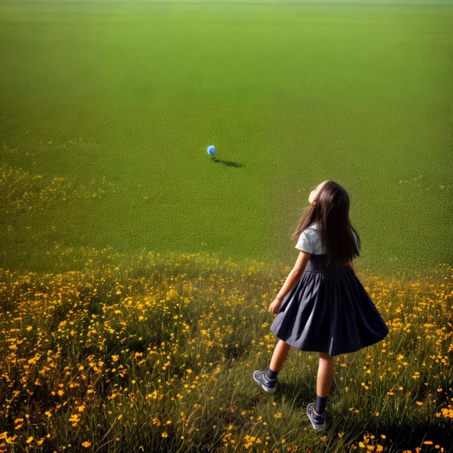 menina campo flores ceu esperanca menina campo flores ceu esperanca