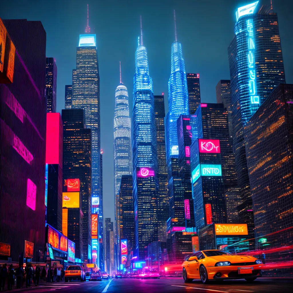 arte digital cidade futurista arte digital cidade futurista