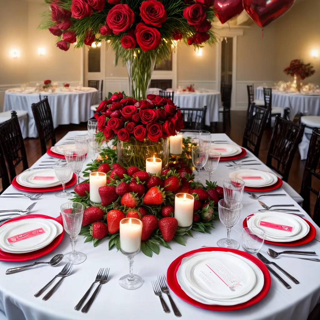 mesa decorada valentines baloes rosas candles mesa decorada valentines baloes rosas candles