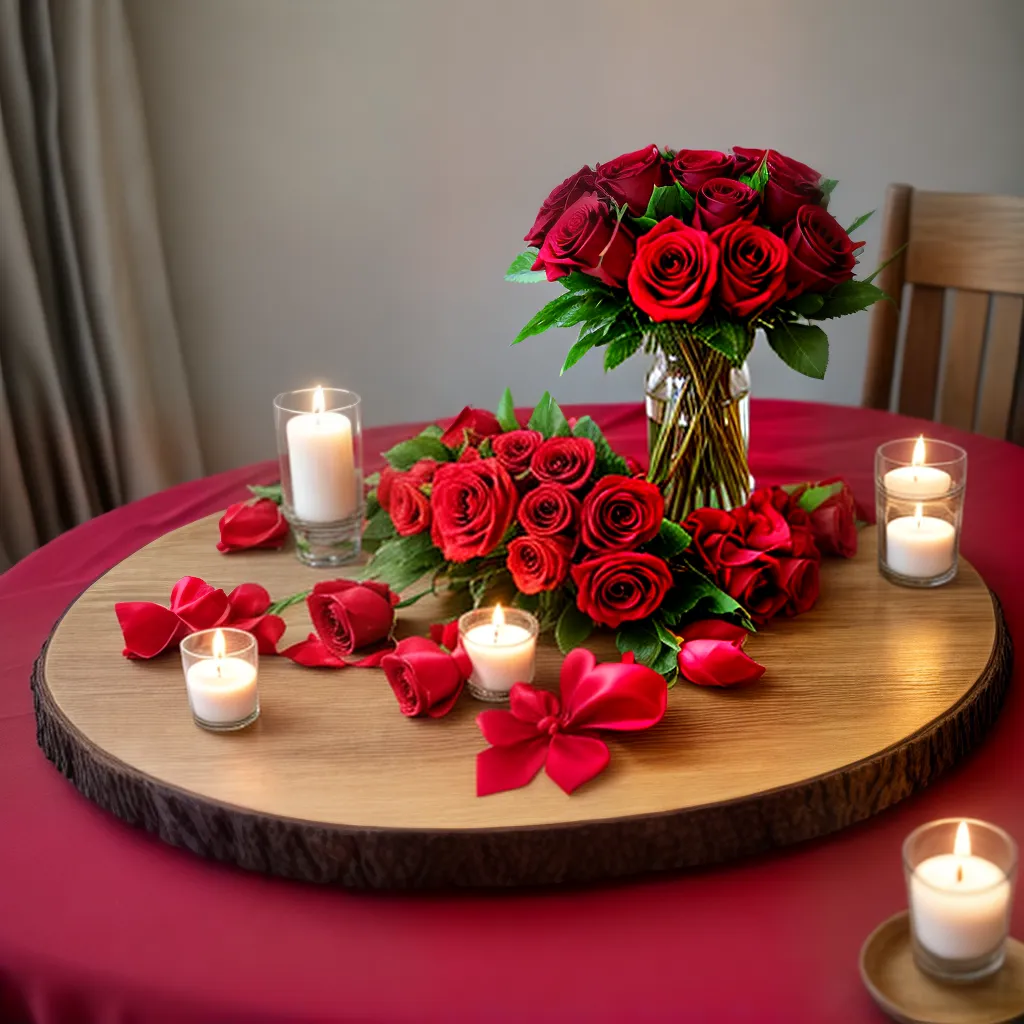 mesa romantica coracoes rosas mesa romantica coracoes rosas