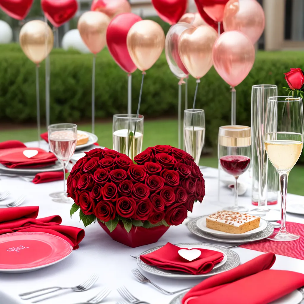 mesa decorada valentines dia amor mesa decorada valentines dia amor