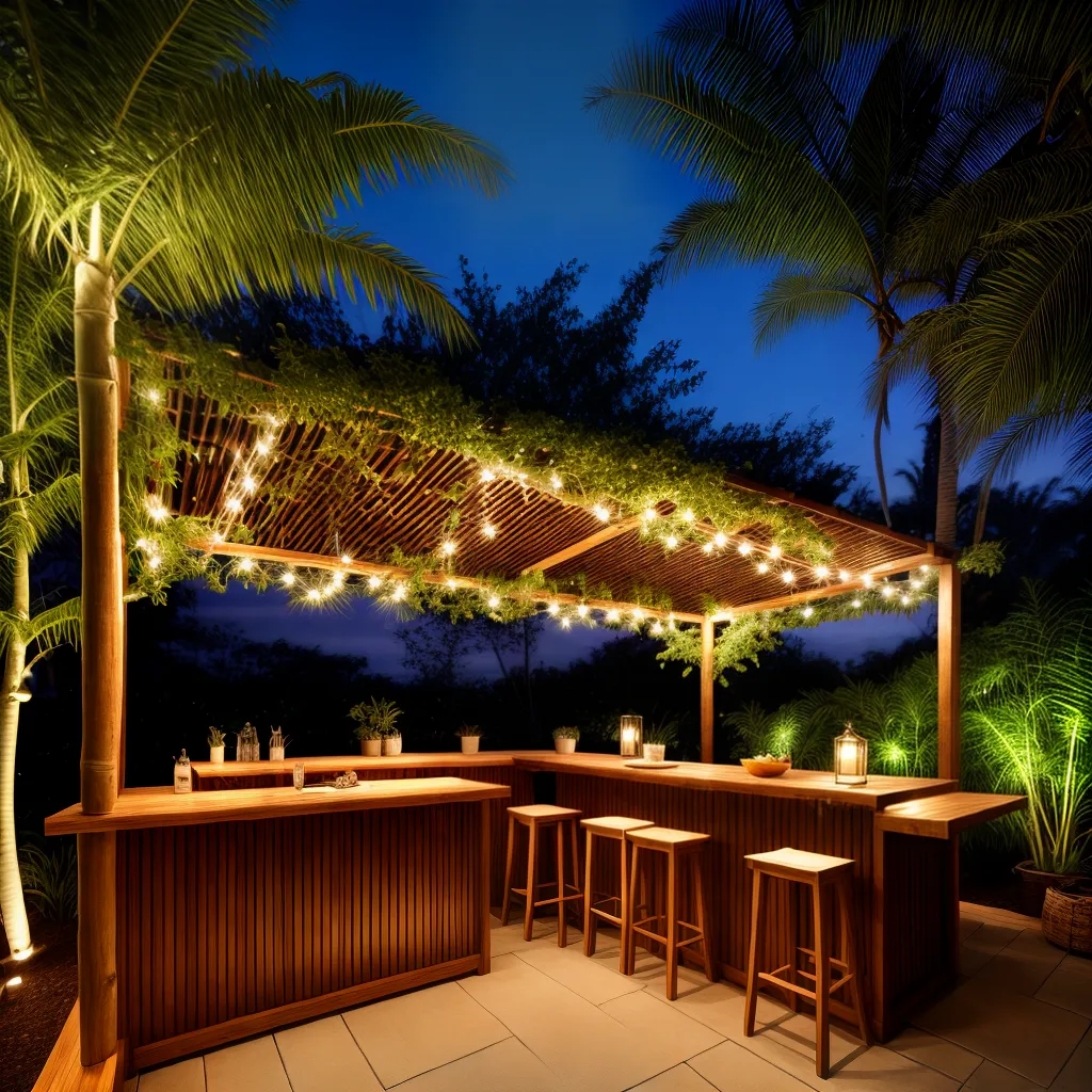 patio bambu bar coqueteis luzes patio bambu bar coqueteis luzes