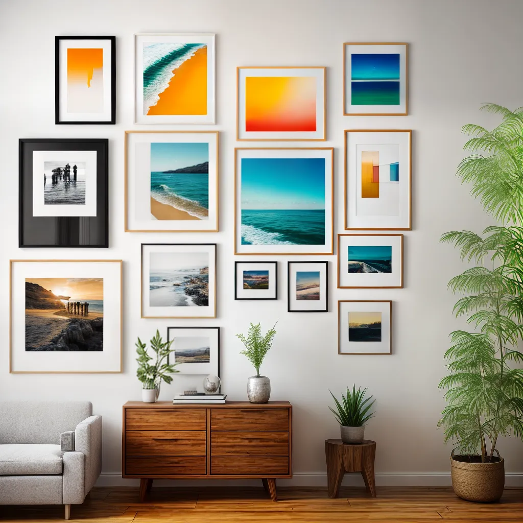 galeria parede ecletica pinturas fotos quotes
