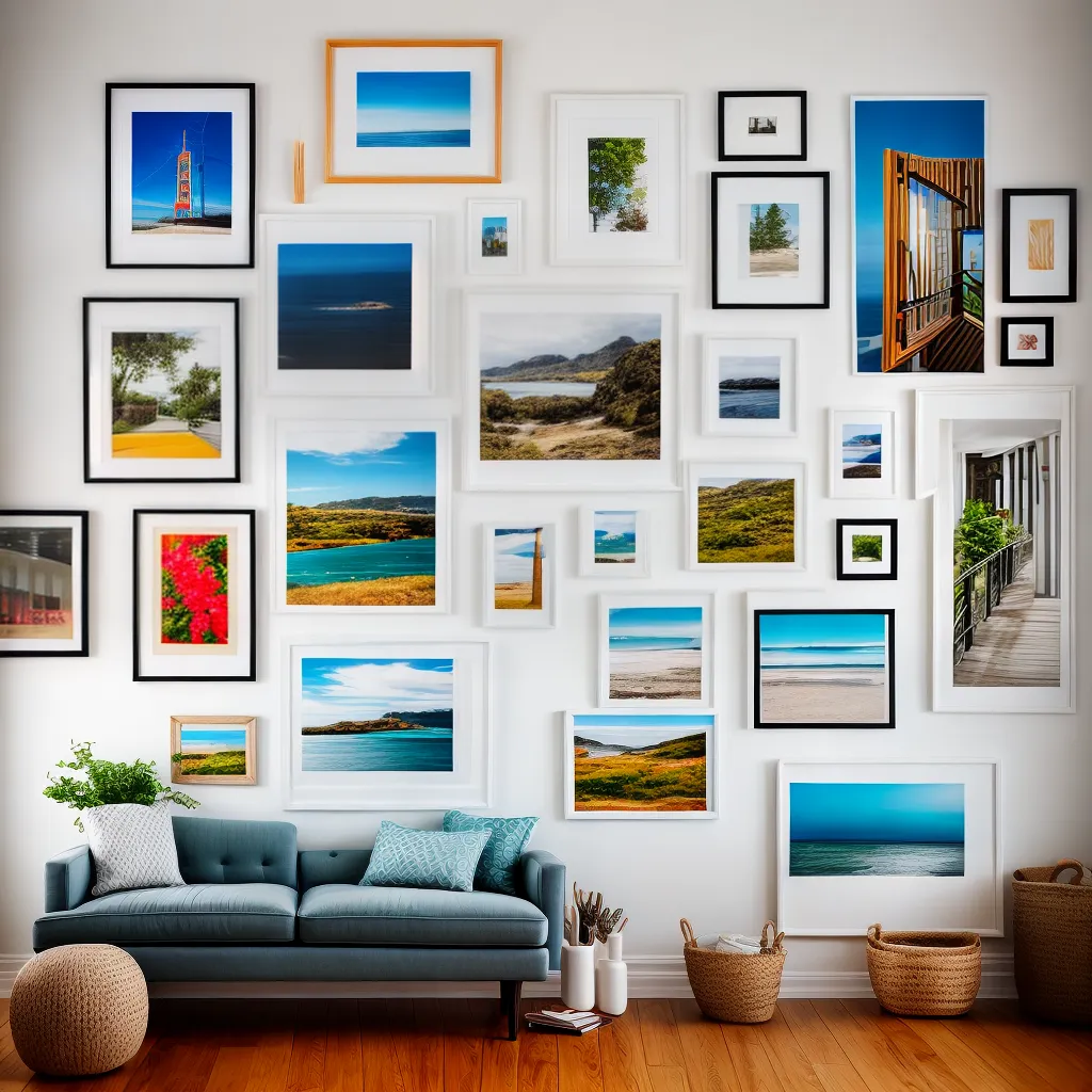 galeria parede molduras arte fotos