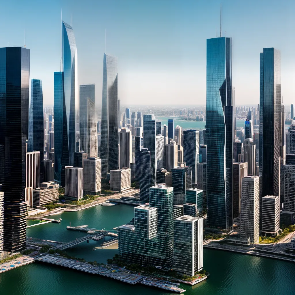 cidade futurista arranha ceus carros voadores cidade futurista arranha ceus carros voadores