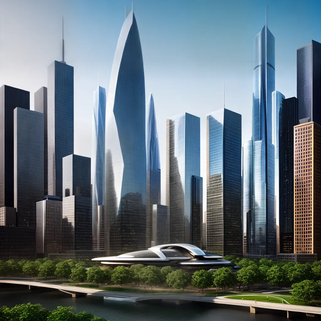 arquitetura futurista edificio metalico arquitetura futurista edificio metalico
