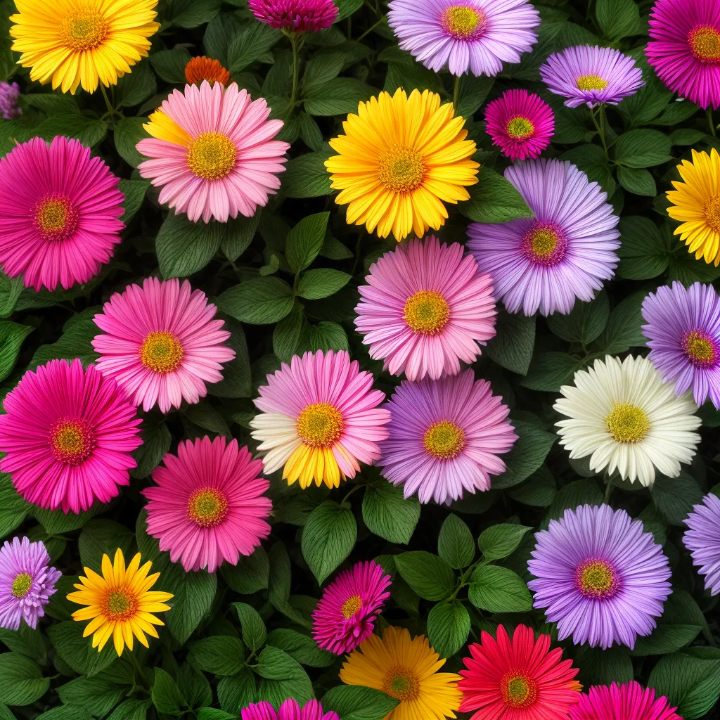 bouquet flores coloridas padroes natureza