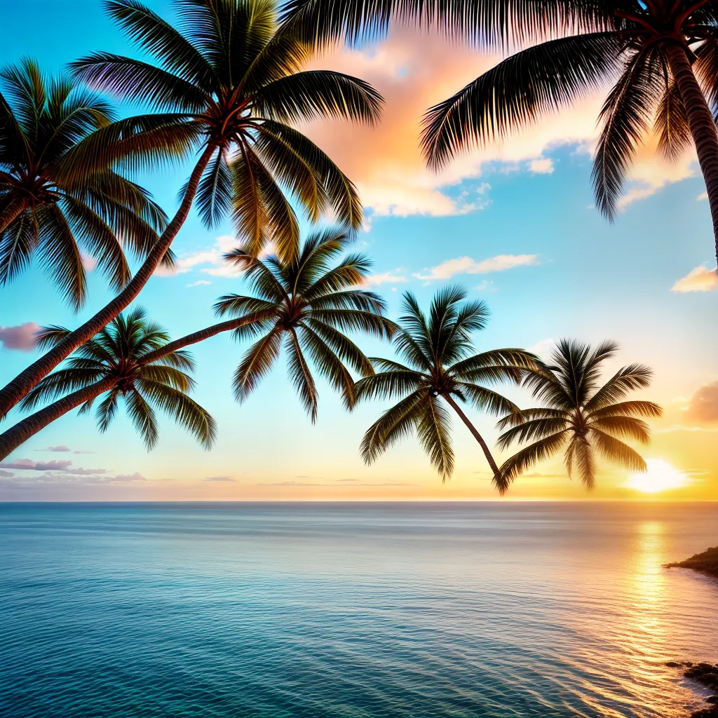 praia tropical por do sol praia tropical por do sol