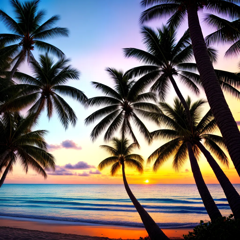 praia tropical por do sol 1 praia tropical por do sol 1
