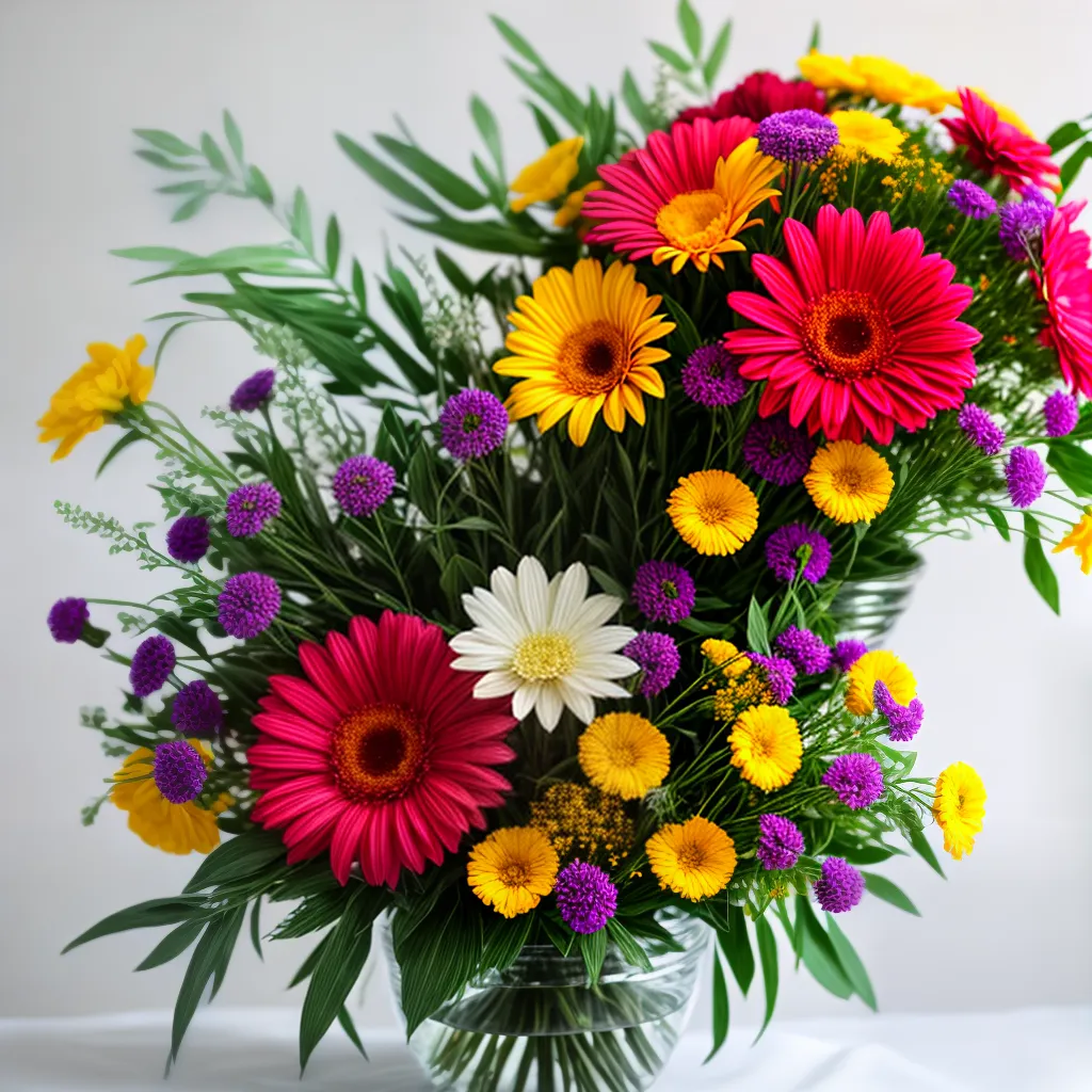 flores artificiais maos arranjo diy