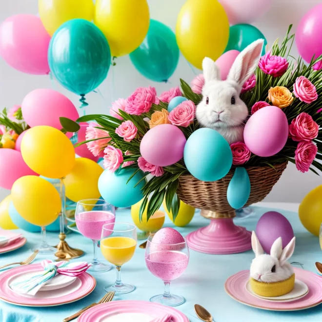 decoracao festa pascoa ovos flores coelhos decoracao festa pascoa ovos flores coelhos