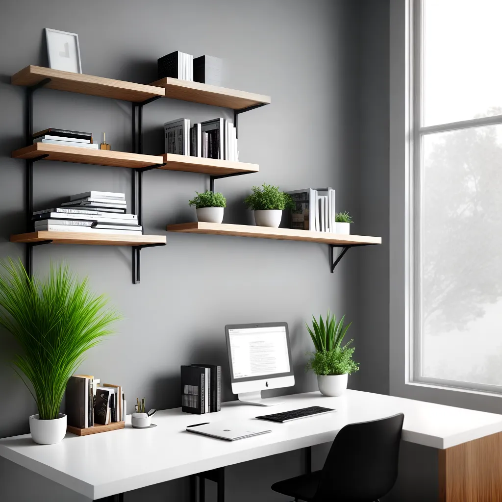 escritorio minimalista organizado natural