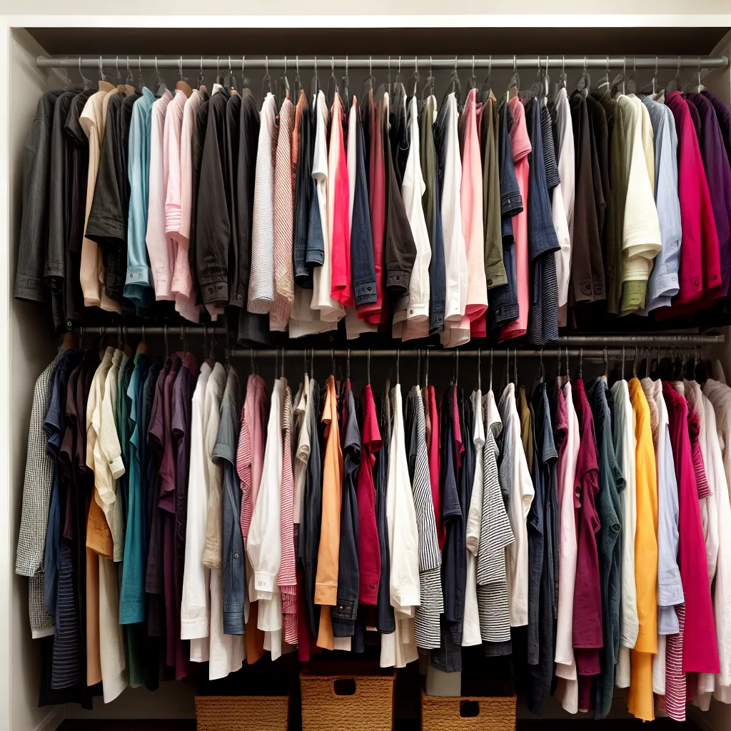 closet organizado hangers roupas elegantes closet organizado hangers roupas elegantes