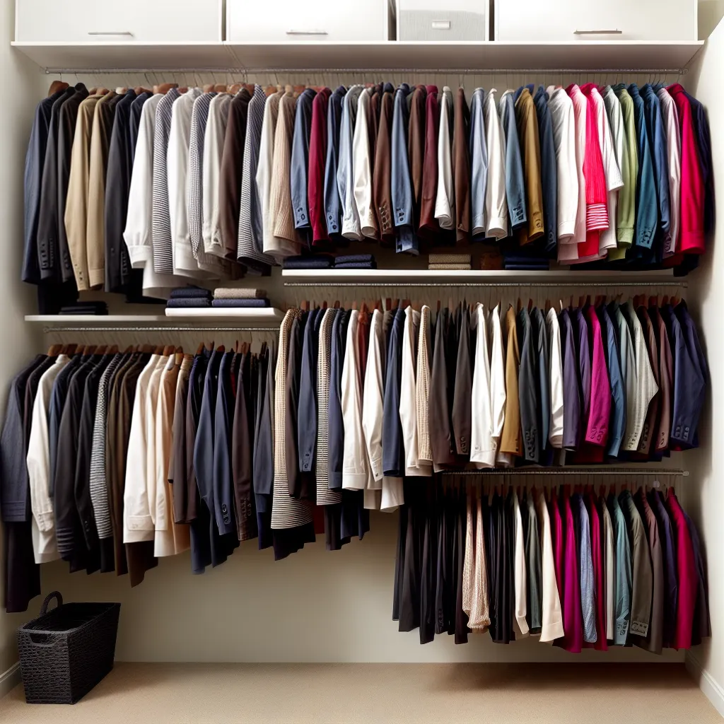 closet organizado hangers roupas cores 1 closet organizado hangers roupas cores 1