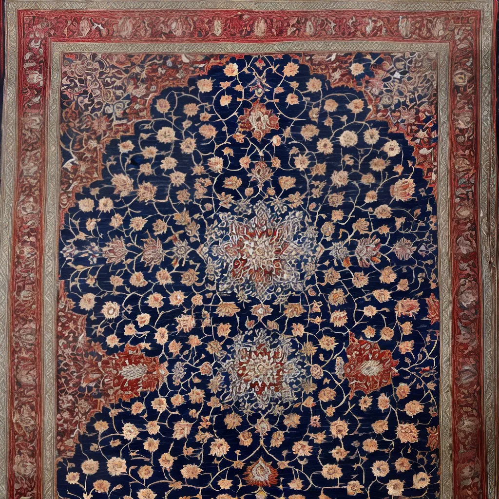 tapete persa artesanato padrao