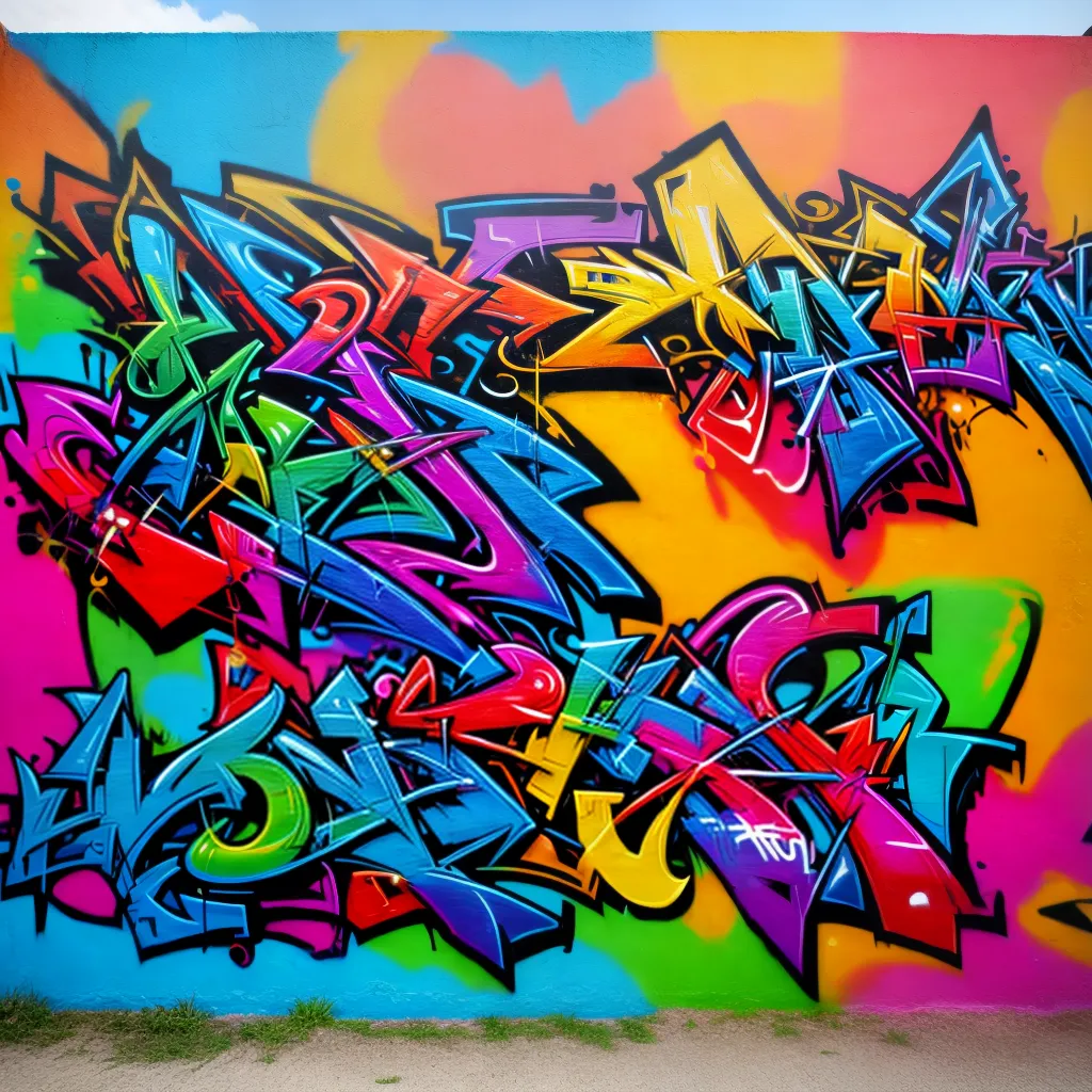 graffiti colorido arte urbana smartphone 3