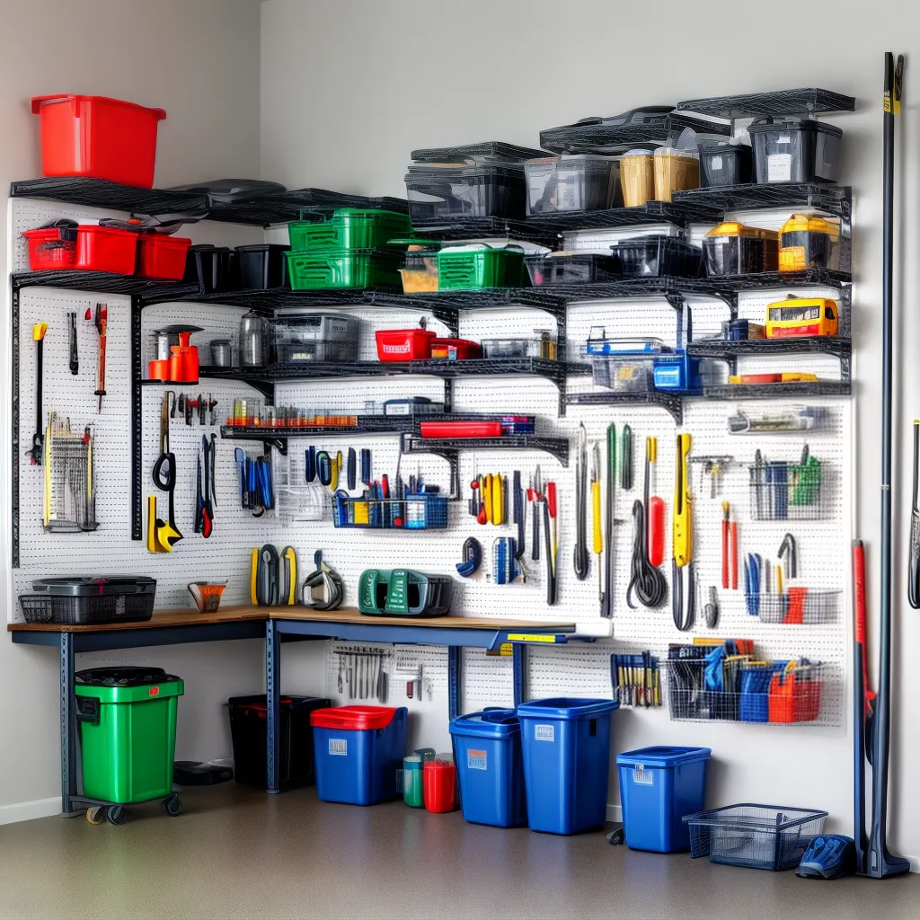 garagem organizada ferramentas bicicletas