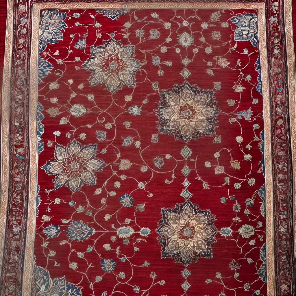 tapete persa floral cores vibrantes tapete persa floral cores vibrantes