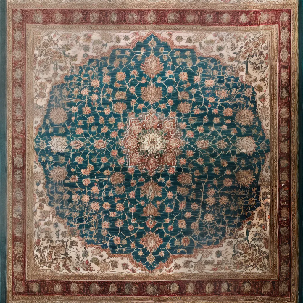 tapete persa tecido artesanal sustentabilidade