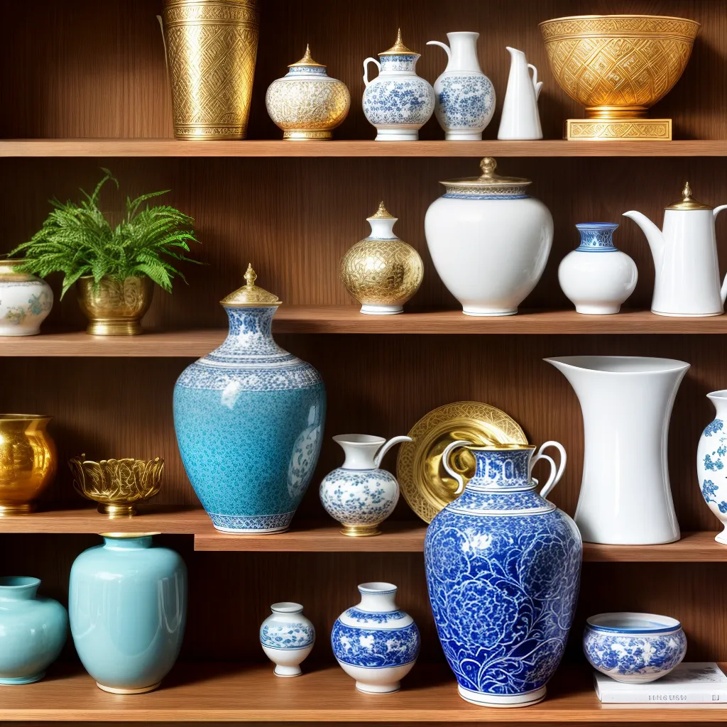 prateleira decorativa objetos arte