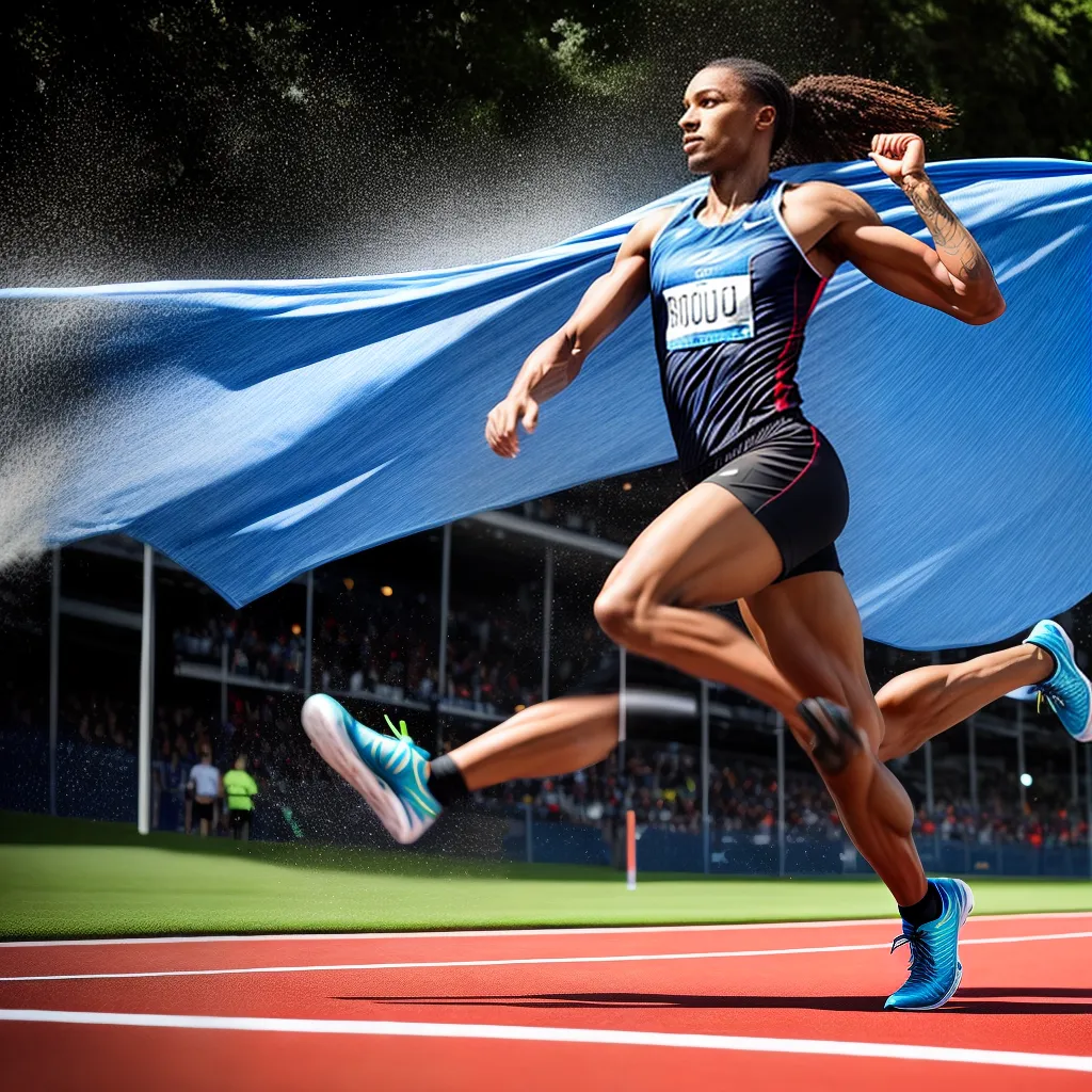 pista corrida movimento atletismo
