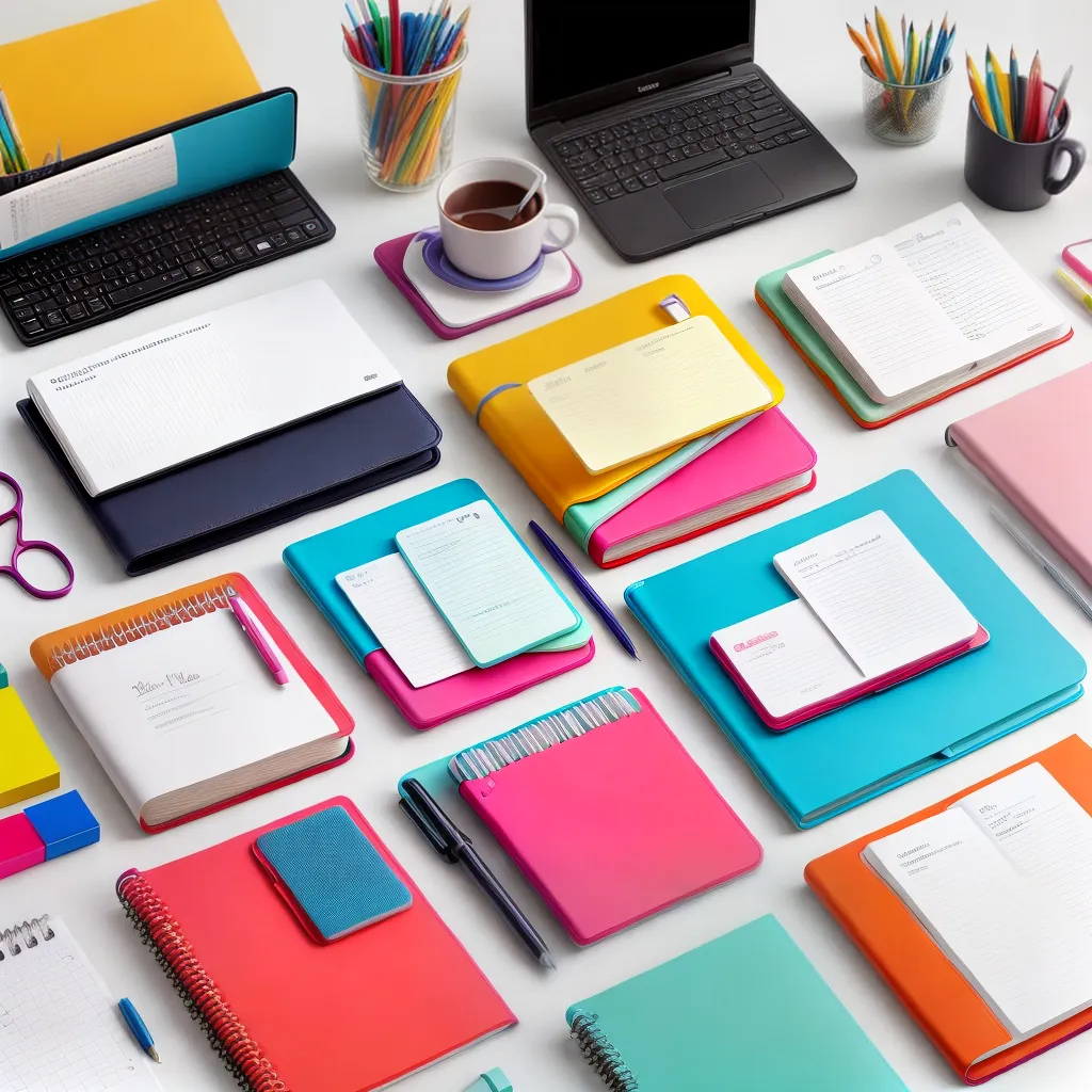 escritorio organizado material escolar escritorio organizado material escolar