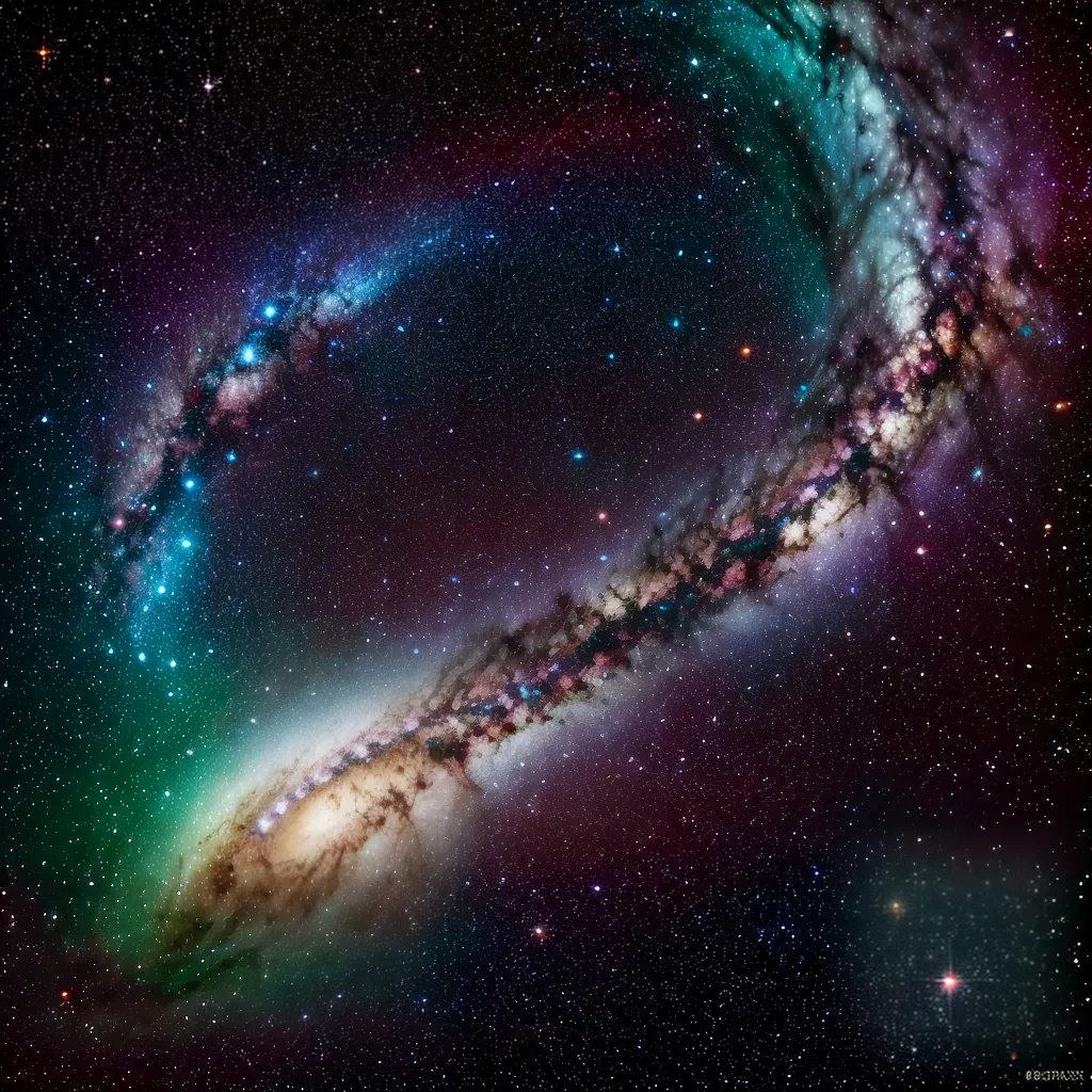 espaco sideral estrelas galaxia espiral