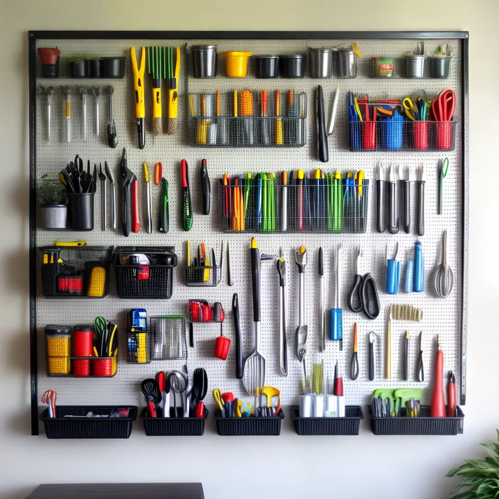parede organizada garagem ferramentas jardinagem parede organizada garagem ferramentas jardinagem