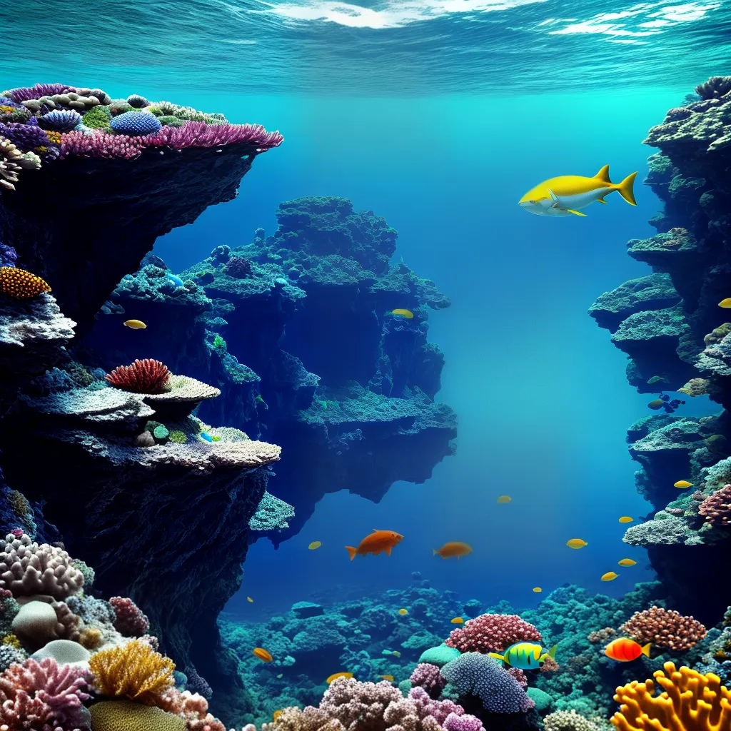 mergulho profundezas oceano papeldeparede