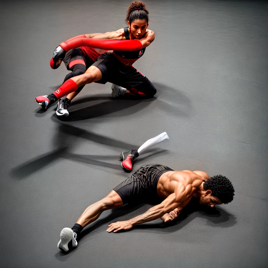 papel de parede kickboxing vibrante 2