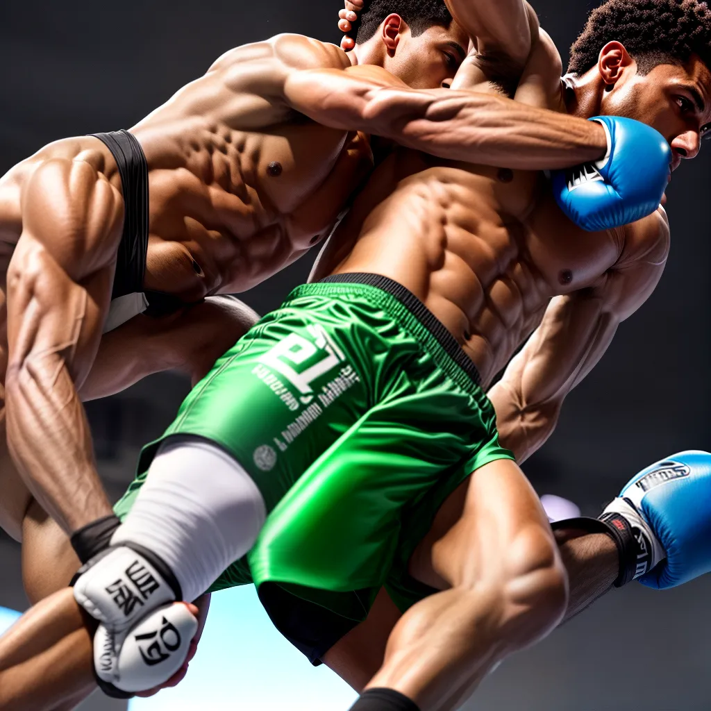 celular kickboxing ilustracao lutador energia