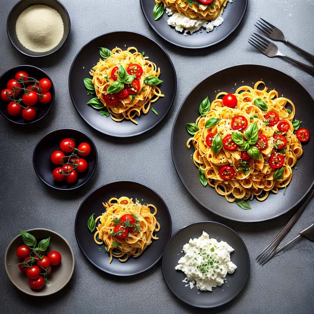 pasta basilico tomate parmesao pasta basilico tomate parmesao