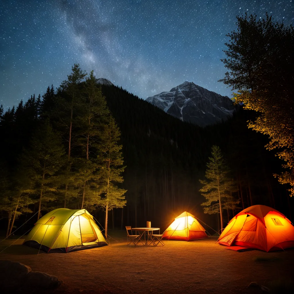 acampamento natureza tenda lago estrelas acampamento natureza tenda lago estrelas