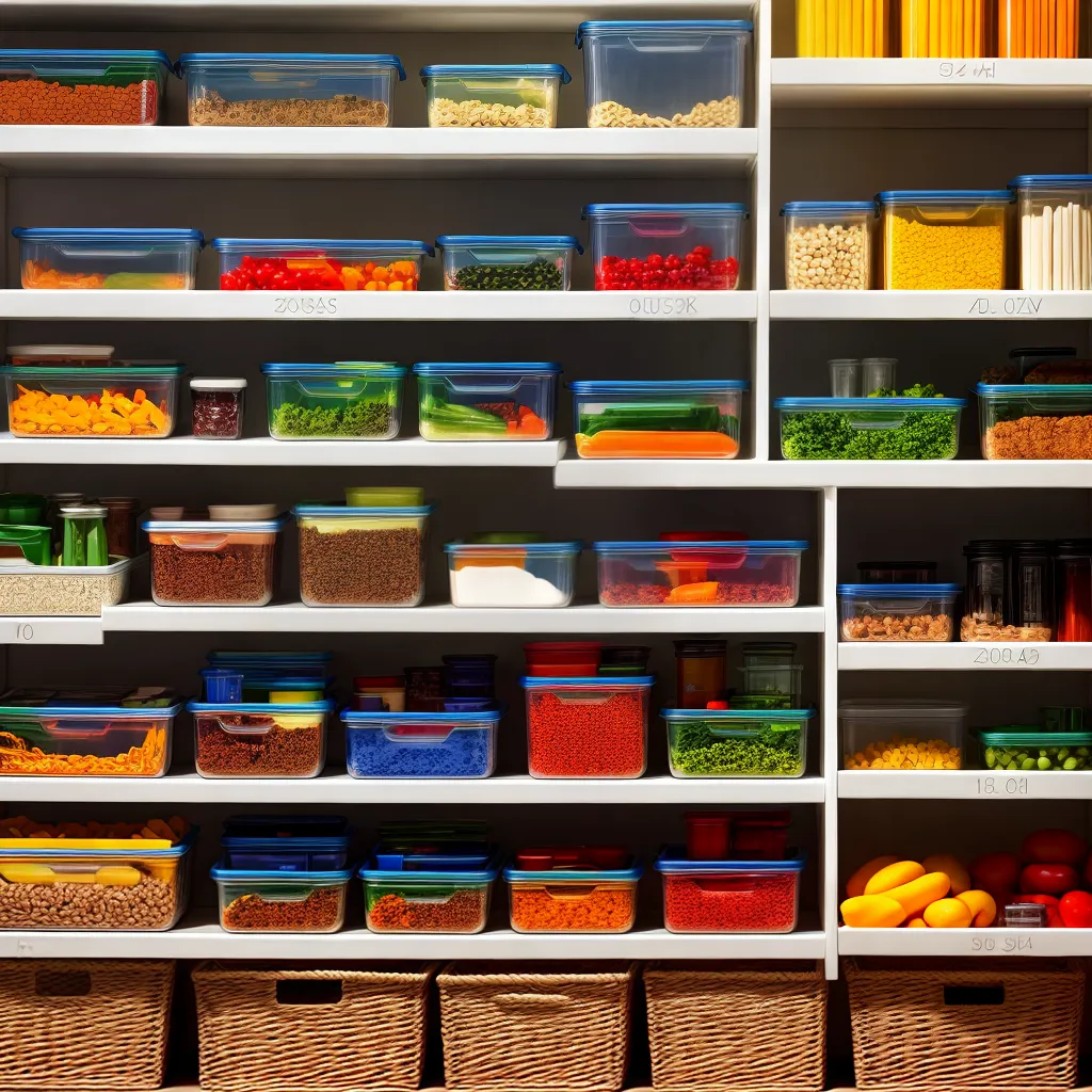 despensa organizada alimentos rotulados 1 despensa organizada alimentos rotulados 1
