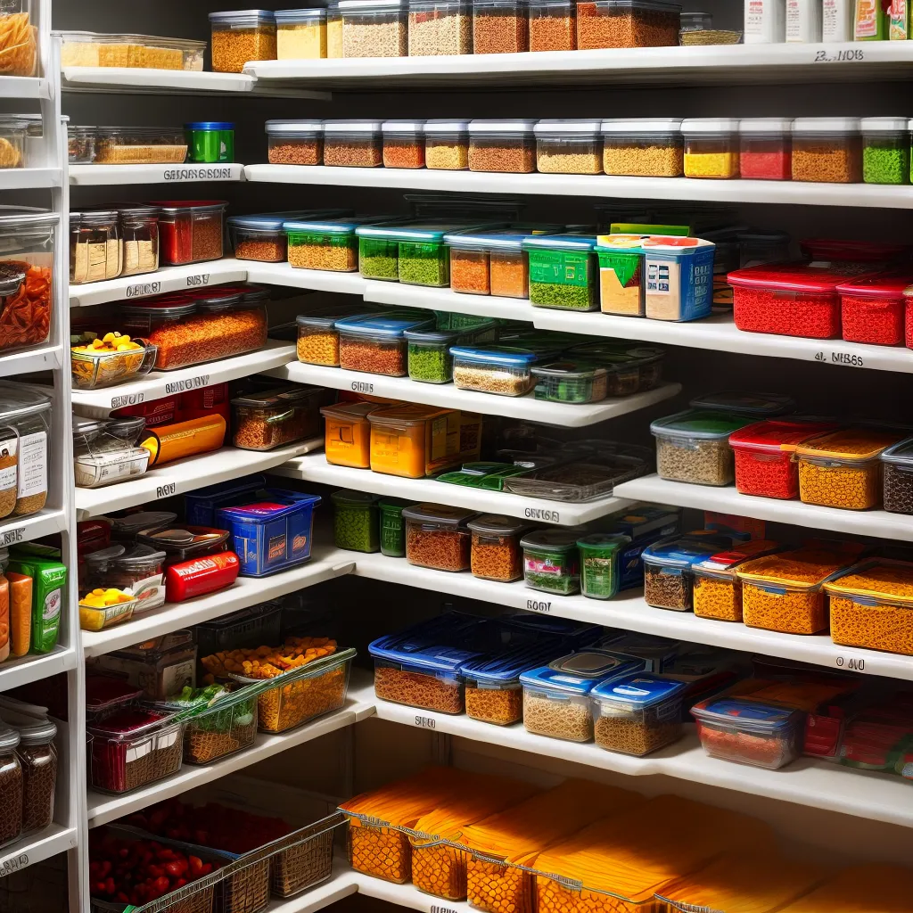 despensa organizada alimentos rotulados 2 despensa organizada alimentos rotulados 2