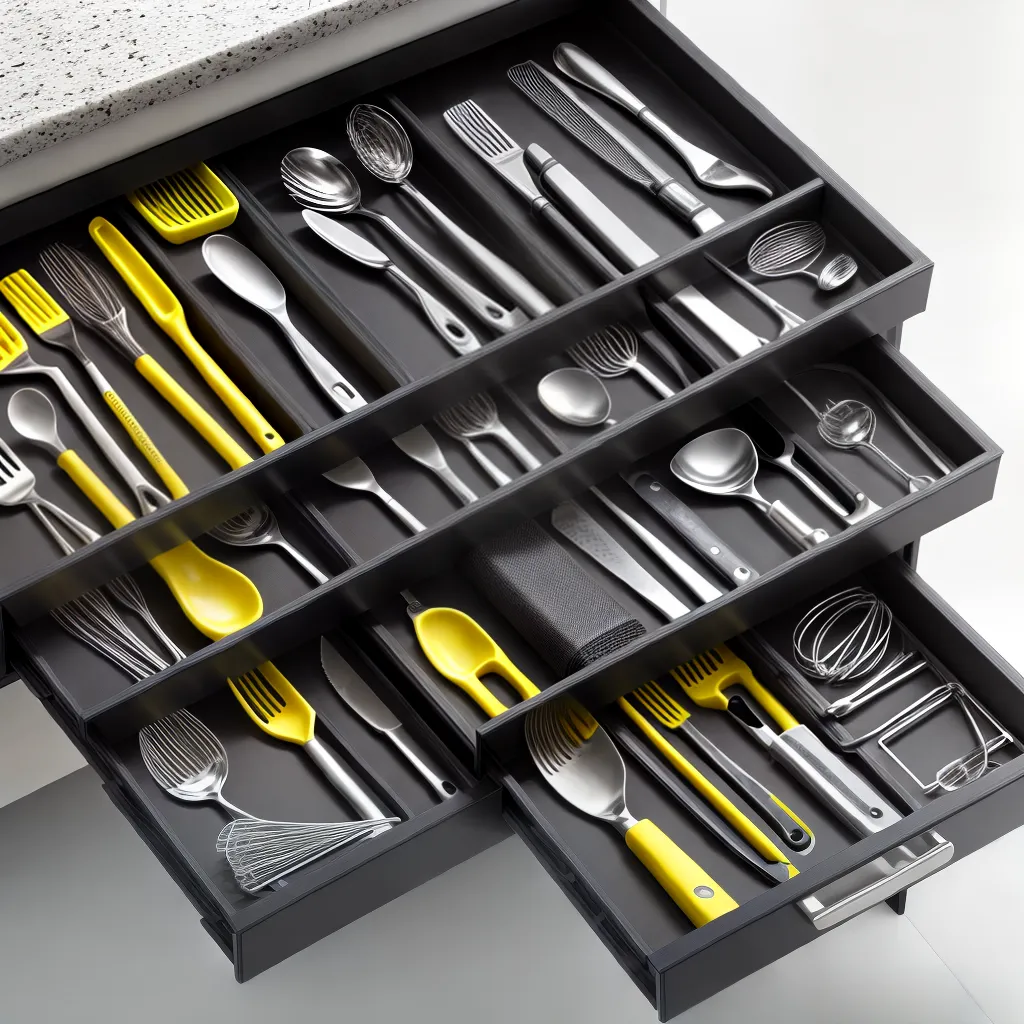 gaveta organizada utensilios cozinha 11