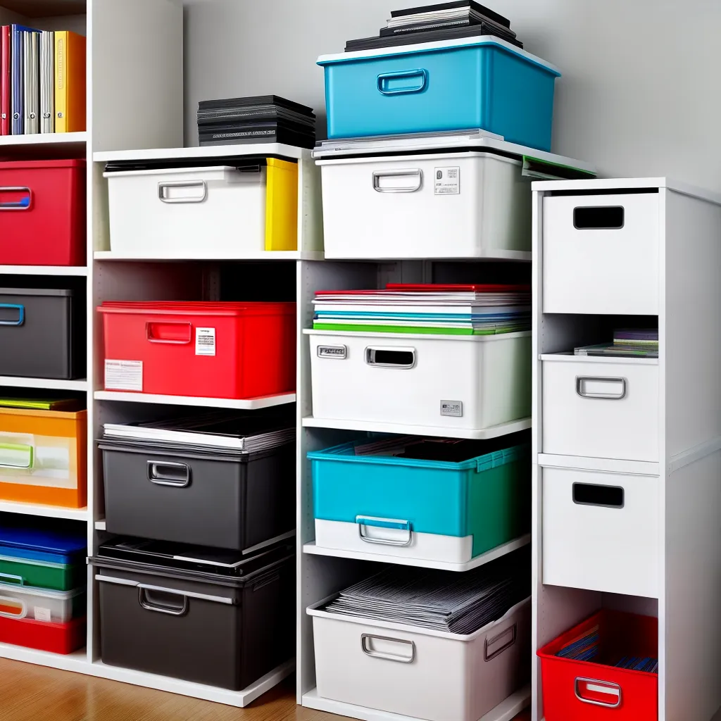 arquivo organizado escritorio