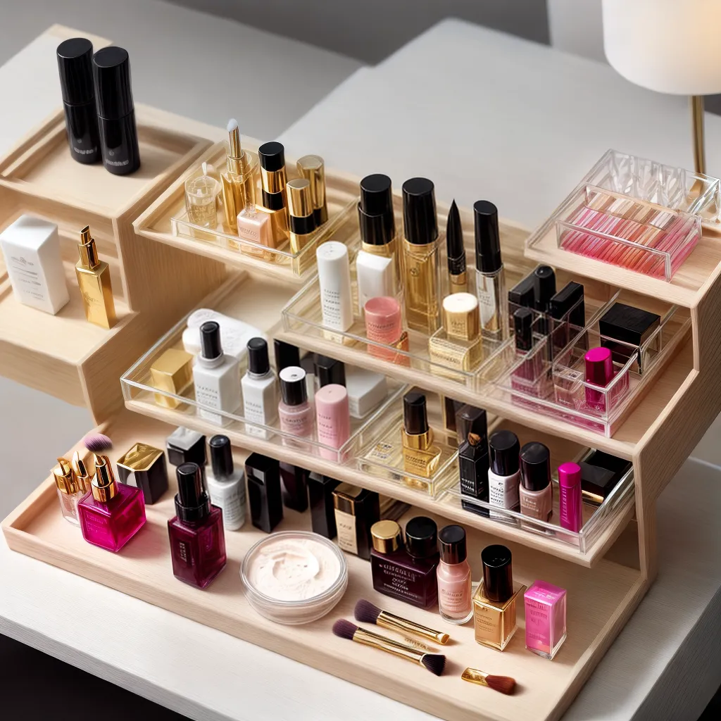 mesa vaidade produtos beleza